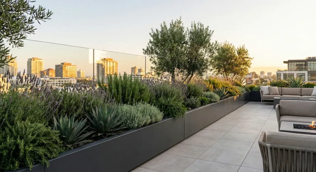 Jardinera de lujo en azotea con vistas a la ciudad | jardinesconestiloes Jardinera De Lujo En Azotea Con Vistas a La Ciudad Jardines En Terrazas Y Azoteas El Oasis Urbano Vertical