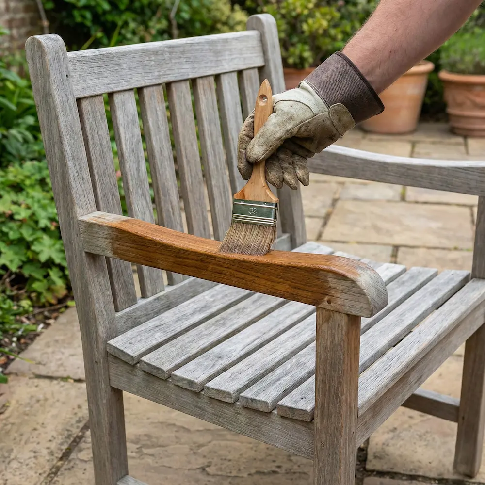 Aplicando Lasu En Mobiliario Madera Puesta a Punto De Tu Terraza Y Jardín 5 Pasos Para Recibir a La Primavera