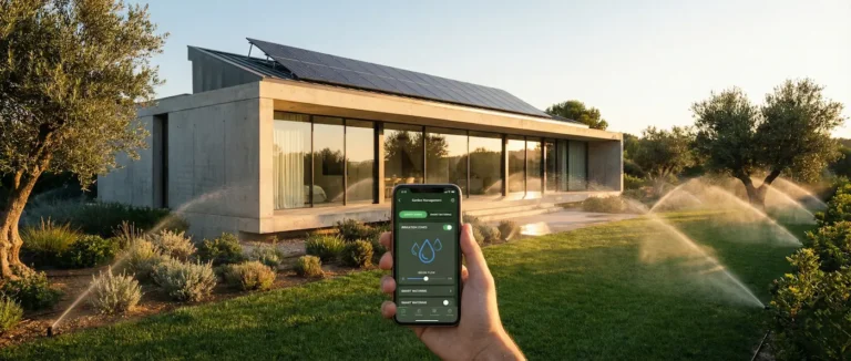 Control Remoto De Instalación De Riego Riego Inteligente La Ingeniería Invisible En El Jardín De Autor