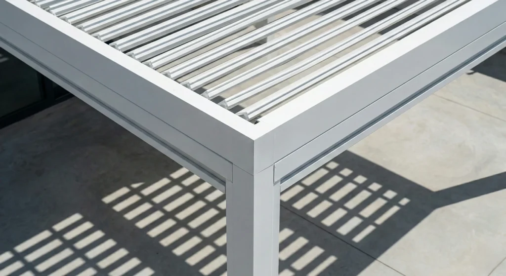Detalle De Sistema De Pérgola Con Desplazamiento Refugios Contra El Sol Sombras Prácticas Y Actuales Para Tu Terraza