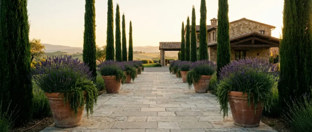 jardín toscano con cipreses entrada | jardinesconestiloes Jardín Toscano Con Cipreses Entrada El Jardín Toscano El Lujo De La Atemporalidad