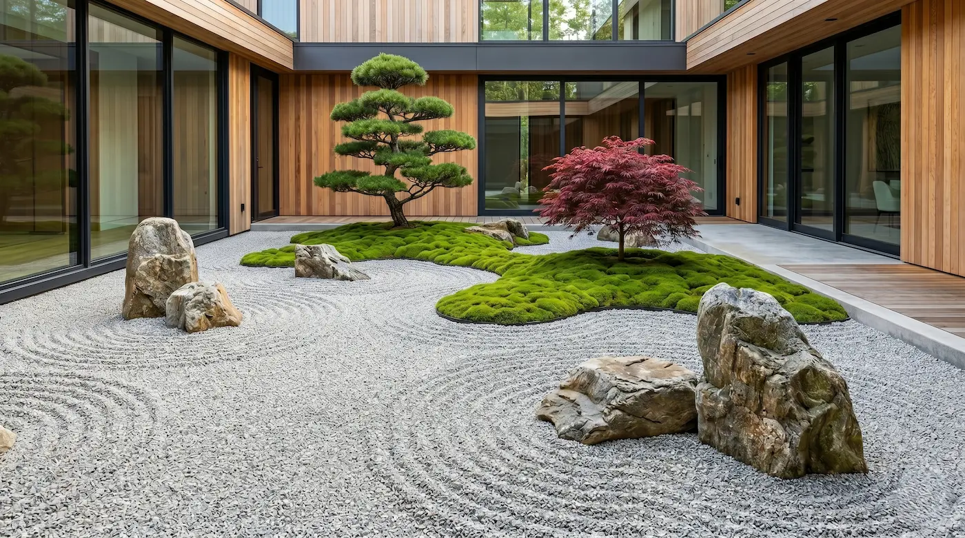 Jardín Zen En Patio Interior Jardín Zen El Arte Del Vacío Y La Contención Arquitectónica