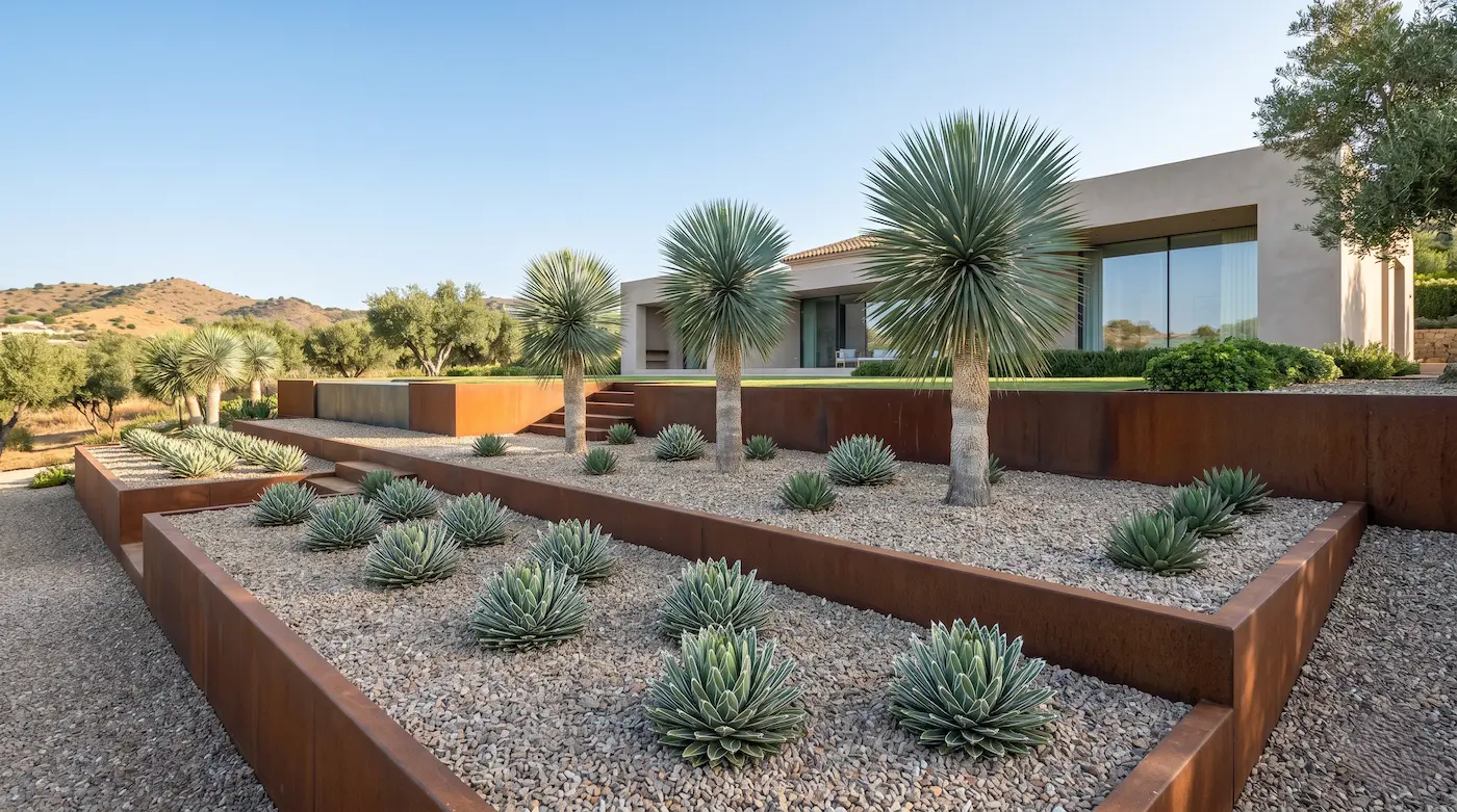 panoramica xerojardineria | jardinesconestiloes Panoramica Xerojardineria El Oasis Resiliente La Arquitectura De La Eficiencia Hídrica