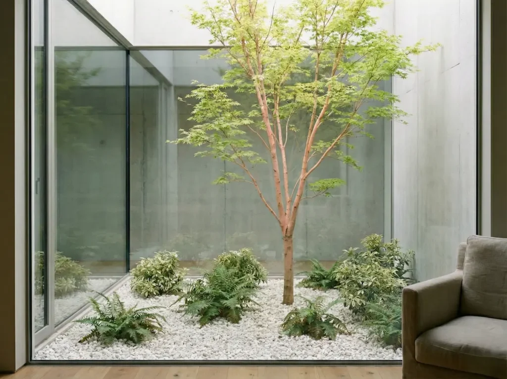 patio ingles con sango kaku | jardinesconestiloes Patio Ingles Con Sango Kaku Escenarios De Sombra Proyectos De Paisajismo Que Inspiran