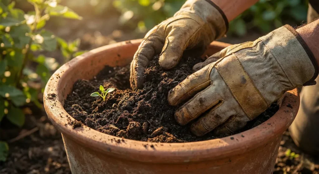Preparación Sustrato En Macetas Puesta a Punto De Tu Terraza Y Jardín 5 Pasos Para Recibir a La Primavera