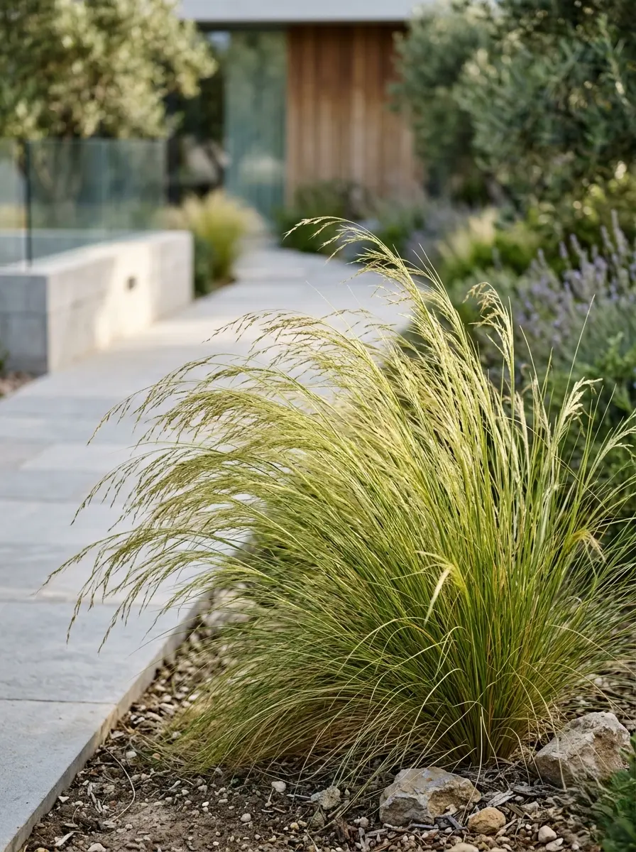 Stipa Tenuissima Detalle En Jardín El Nuevo Naturalismo Cómo Diseñar Un Espacio Exterior Con Estructura Y Biodiversidad