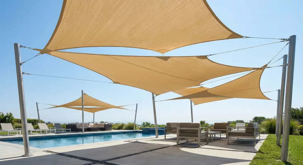Velas Textiles Para Sombra Jardín Refugios Contra El Sol Sombras Prácticas Y Actuales Para Tu Terraza