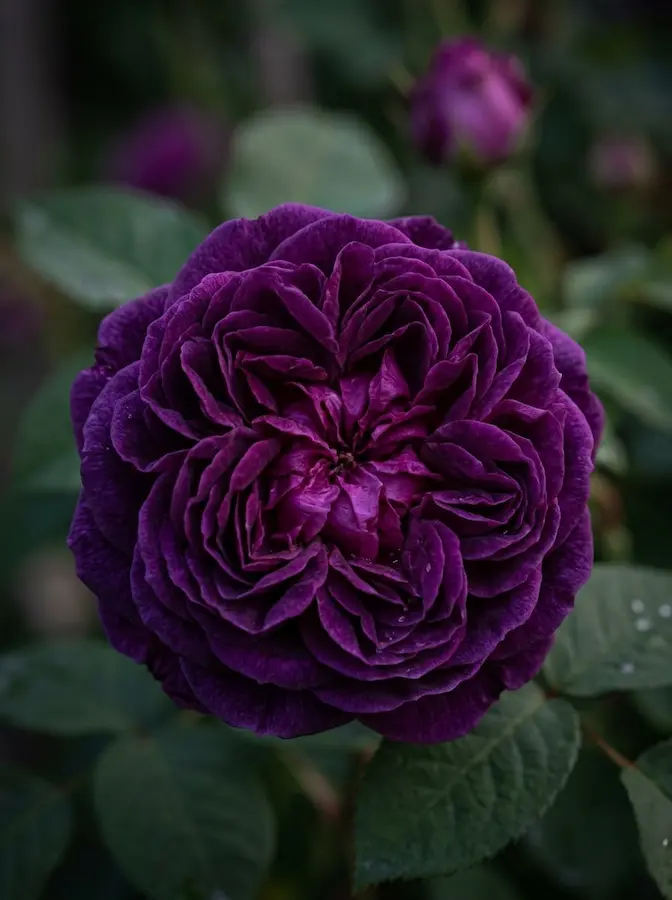 Famosa por su color púrpura oscuro, casi violeta, que se vuelve grisáceo con el paso de los días.