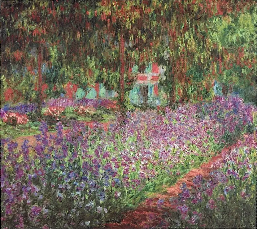 cuadro jardín Monet flores | jardinesconestiloes Cuadro Jardín Monet Flores Giverny El Paisajismo Impresionista De Claude Monet