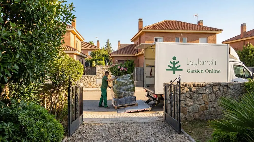 descarga palet con planta camión | jardinesconestiloes Descarga Palet Con Planta Camión Leylandiies El Secreto Para Un Seto Perfecto Y Privacidad Al Instante