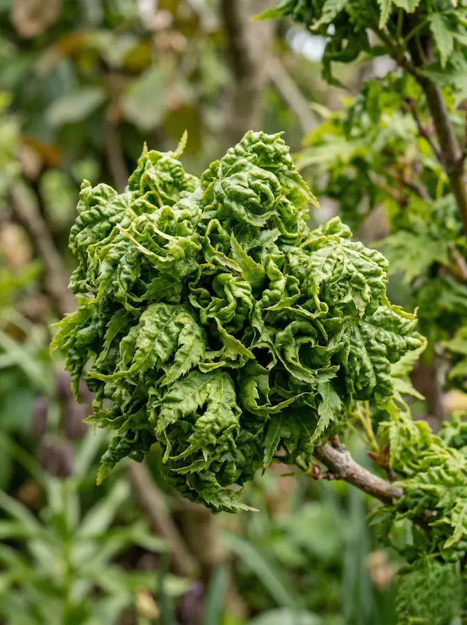 Detalle Acer Cabeza De León La Hoja Del Arce Como Pincelada Botánica Morfología Y Textura'Shishigashira'