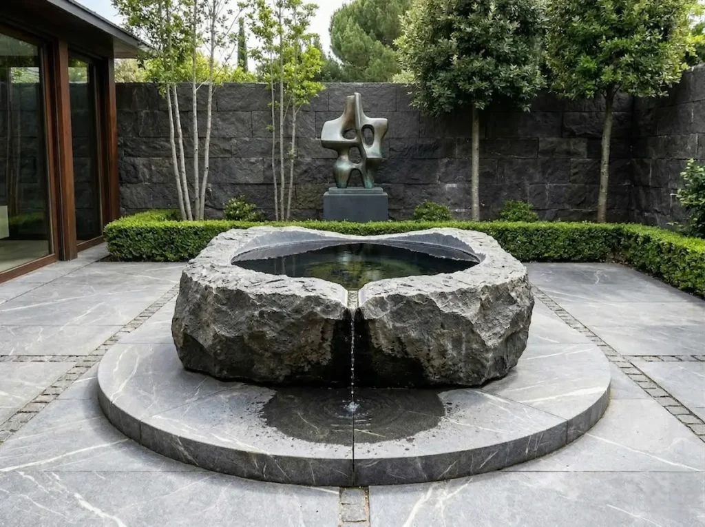fuente surtidor 4 | jardinesconestiloes Fuente Surtidor 4 El Murmullo Del Jardín Fuentes surtidor Que Integran El Agua En El Paisaje