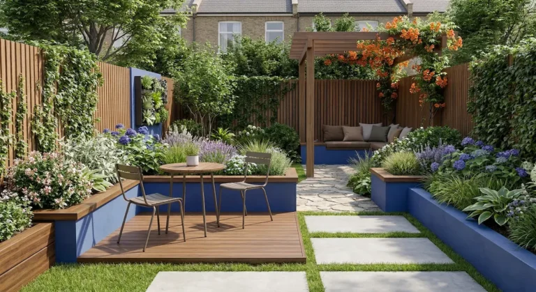 Jardín Pequeño Con Perspectiva Pérgola Al Fondo El Arte De Multiplicar El Espacio Arquitectura En Metros Limitados