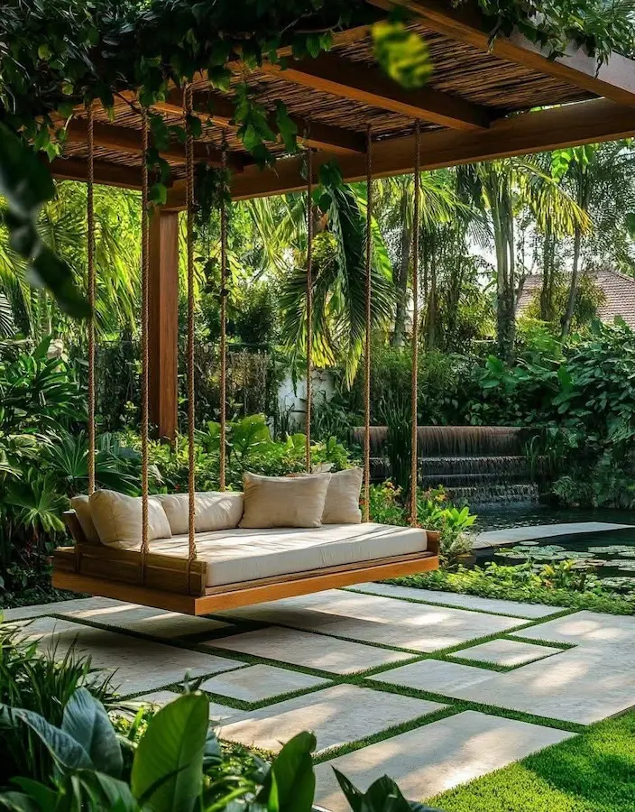 jardín sombra y columpli | jardinesconestiloes Jardín Sombra Y Columpli Rincones De Sombra Con Encanto Diseño Integrado En La Naturaleza Madura