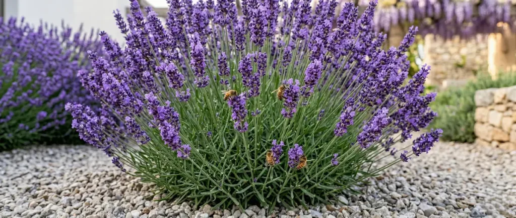 lavanda angustifolia en floración | jardinesconestiloes Lavanda Angustifolia En Floración Jardines Que Se Cuidan Solos 6 Plantas Infalibles Para Xerojardinería