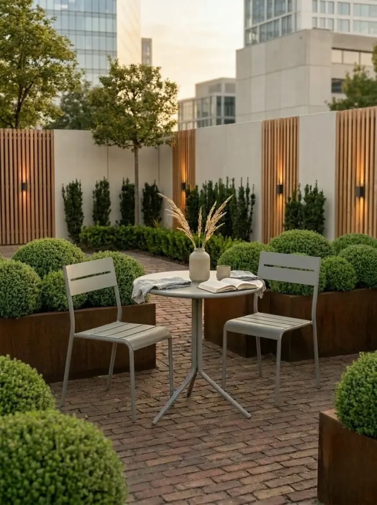 patio urbano1 | jardinesconestiloes Patio Urbano1 Transformación Del Exterior El Valor Del Diseño Cuidado