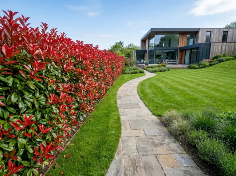 Photinia Red Robin Seto El Muro Verde Resiliente Guía De Transición Hacia Setos Perimetrales Ignífugos