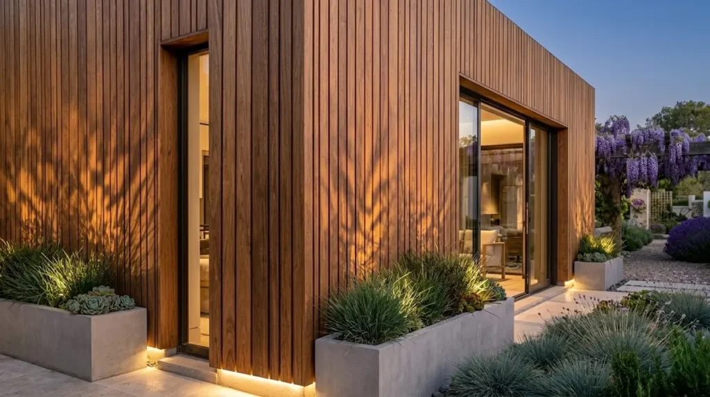 revestimiento fachada con madera ventilación listones | jardinesconestiloes Revestimiento Fachada Con Madera Ventilación Listones Madera En El Exterior Guía Técnica Para Suelos Revestimientos Y Pérgolas
