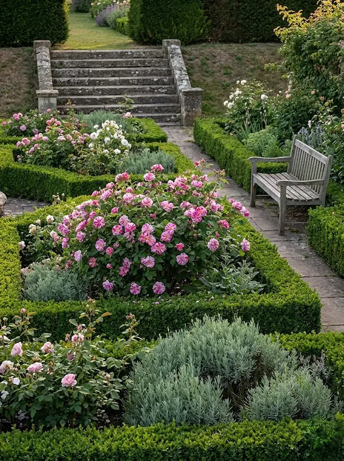 Rosales11 El Jardín De Rosas rosa Arquitectura Y Esencia Del Paisaje