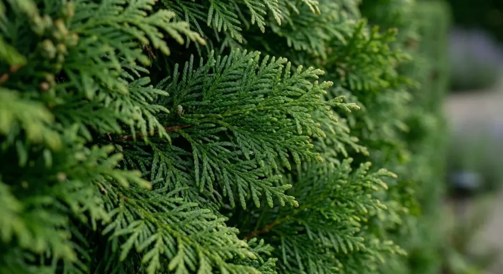 thuya plicata detalle | jardinesconestiloes Thuya Plicata Detalle 5 Coníferas De Referencia Para Estructurar Los Límites Del Jardín