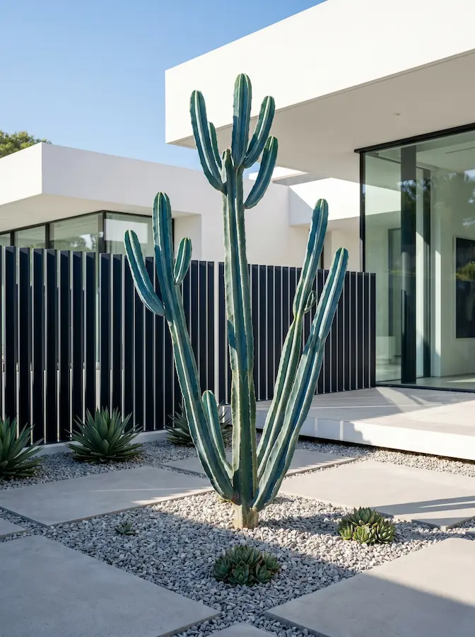 Myrtillocactus geometrizans | jardinesconestiloes Myrtillocactus Geometrizans El Cactus Como Pilar Escultórico Verticalidad Inalterable En El Paisajismo Natural Xerofítico