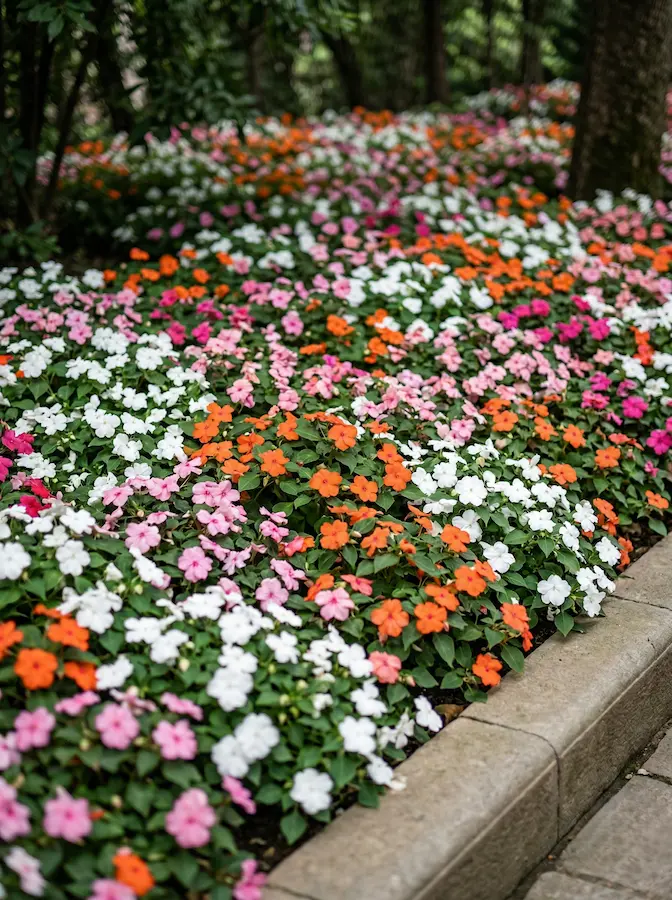 alegrias en macizo multicolor | jardinesconestiloes Alegrias En Macizo Multicolor Plantas De Flor Para Zonas De Sombra Cómo Crear Un Oasis De Frescor En Casa