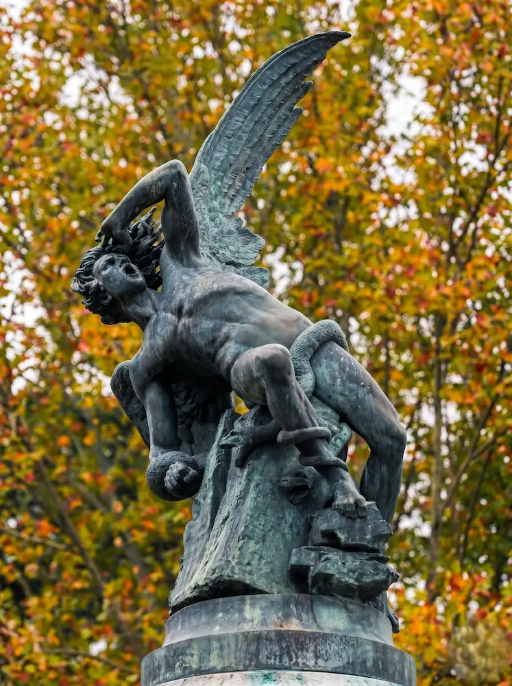angel caido parque del Retiro | jardinesconestiloes Angel Caido Parque Del Retiro El Retiro De Madrid Arquitectura Del Bienestar Y Rigor Botánico