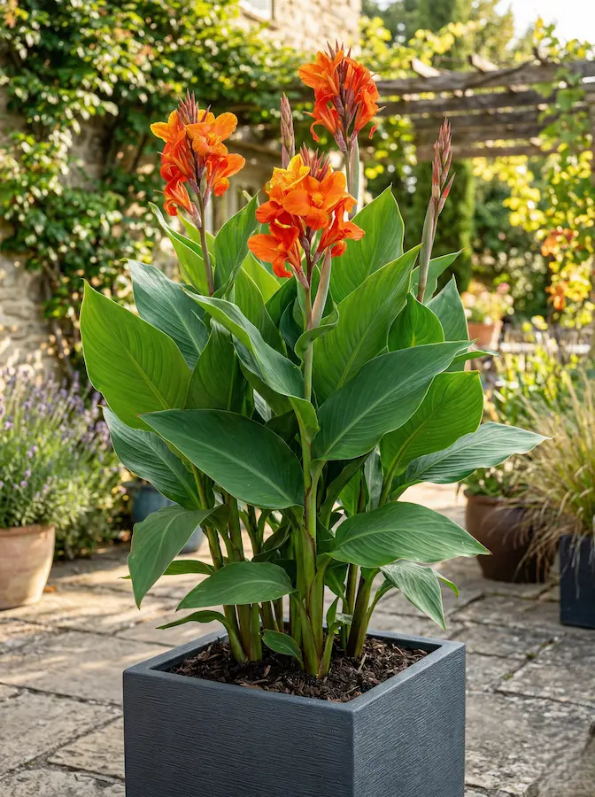 canna indica | jardinesconestiloes Canna Indica El Verano En Flor Cómo Llenar El Jardín De Color Y Estilo Con Bulbosas