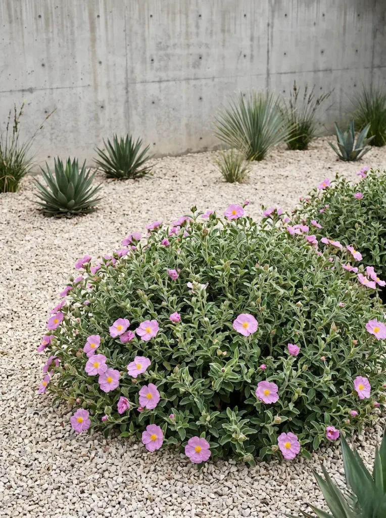 Cistus Creticus En Jardin Cinco Especies Resistentes a La Sequía Xerojardinería De Excelencia