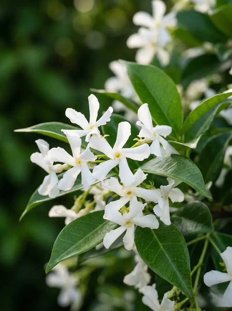detalle de trachelospermum | jardinesconestiloes Detalle De Trachelospermum Trachelospermum Jasminoides Falso Jazmín