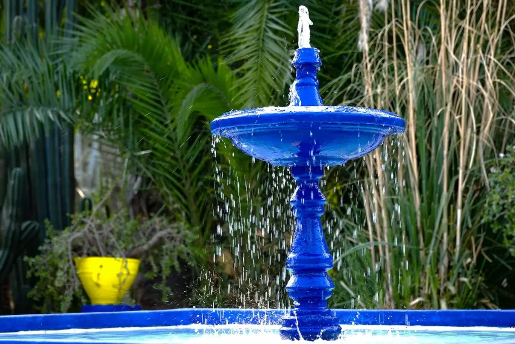 Fuente Majorelle Jardín Majorelle Un Oasis Que Se Tiñe De Azul