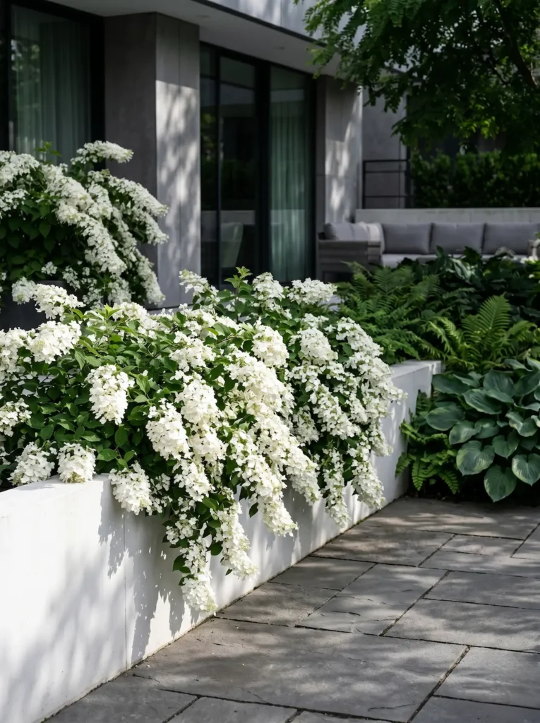 hortensi runaway bride en patio | jardinesconestiloes Hortensi Runaway Bride En Patio Hydrangea runaway Bride La Hortensia Guirnalda Para Un Diseño De Excelencia