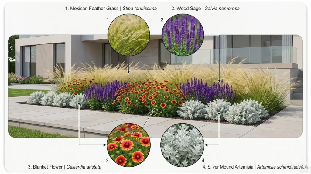 infografia galliardia aristata | jardinesconestiloes Infografia Galliardia Aristata Gallardia gaillardia Aristata Vibración Cromática Y Estética Naturalista