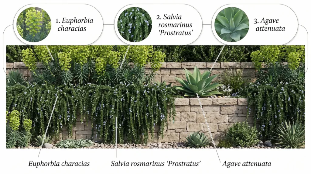 infografia romero prostratus | jardinesconestiloes Infografia Romero Prostratus Romero Rastrero salvia Rosmarinus prostratus Aromática En Cascada