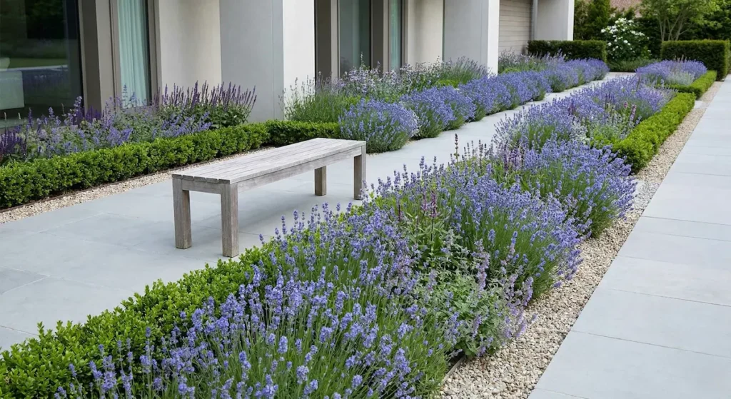 Jardin Azul4 Delphiniums Lavandas Y Agua 5 Diseños Avanzados Para Tu Jardín Azul
