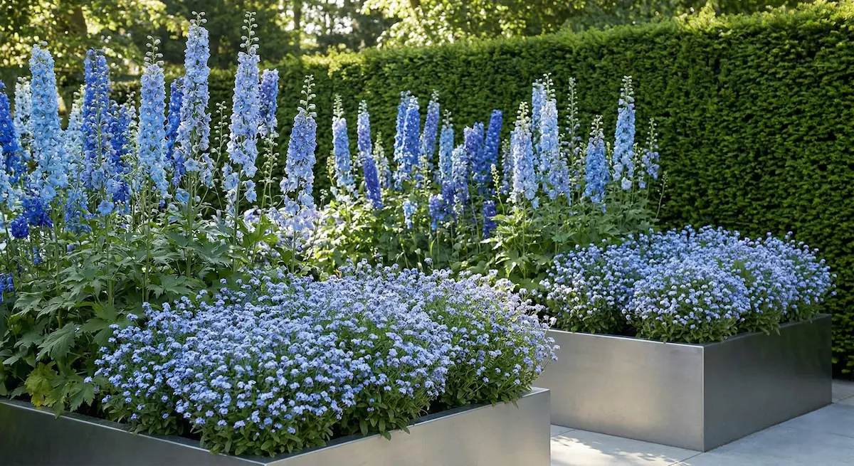 Jardin Azul5 Delphiniums Lavandas Y Agua 5 Diseños Avanzados Para Tu Jardín Azul