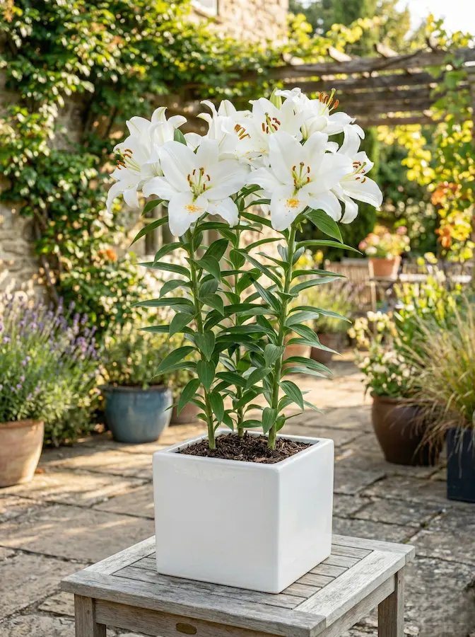 lillium blanco en aceta | jardinesconestiloes Lillium Blanco En aceta El Verano En Flor Cómo Llenar El Jardín De Color Y Estilo Con Bulbosas