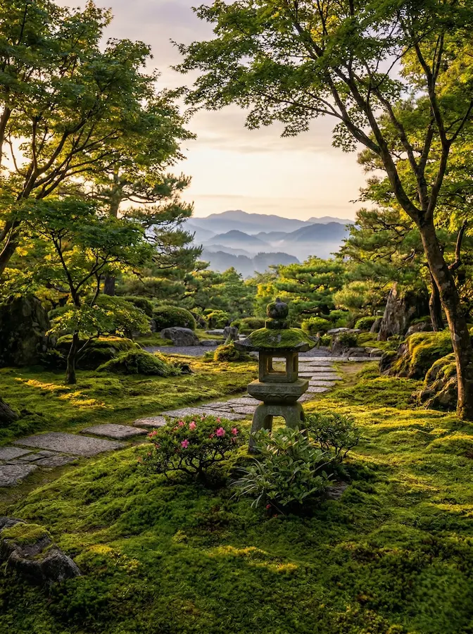 linterna Shakkei | jardinesconestiloes Linterna Shakkei Guía De Los Jardines Japoneses Diseño Composición Y Elementos