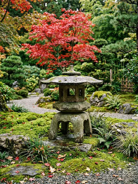linterna jardín japonés | jardinesconestiloes Linterna Jardín Japonés Piedra Agua Y Madera Elementos Fundamentales Del Jardín Japonés