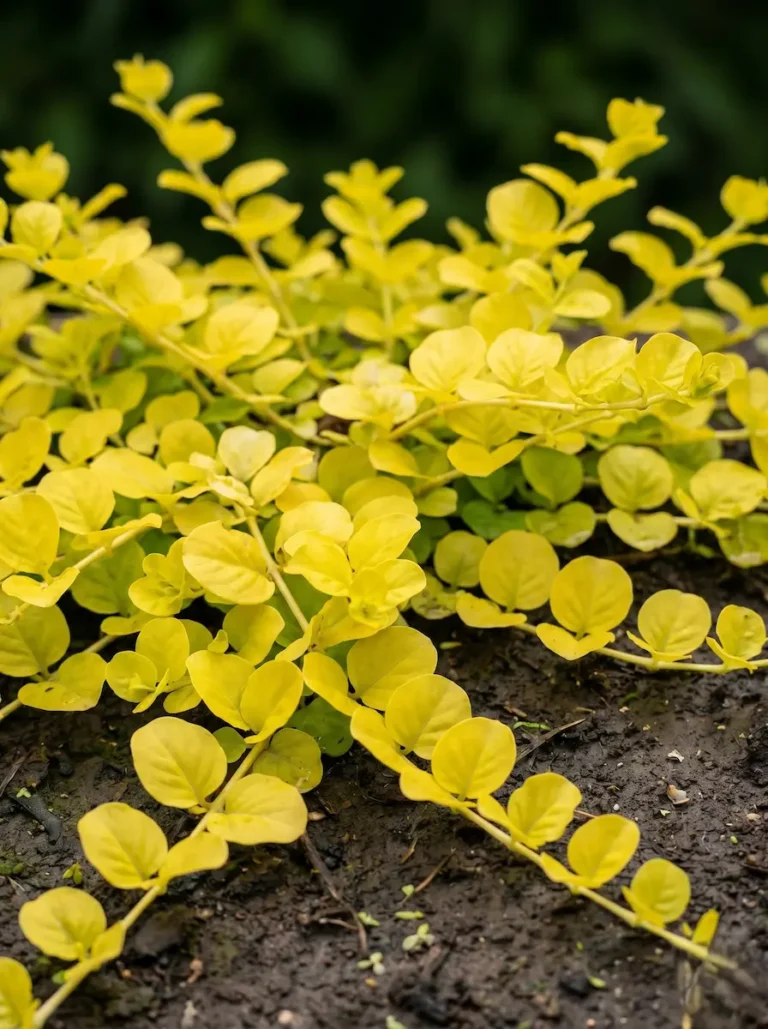 Lisimaquia El Reflejo Solar En El Suelo Lysimachia Nummularia aurea
