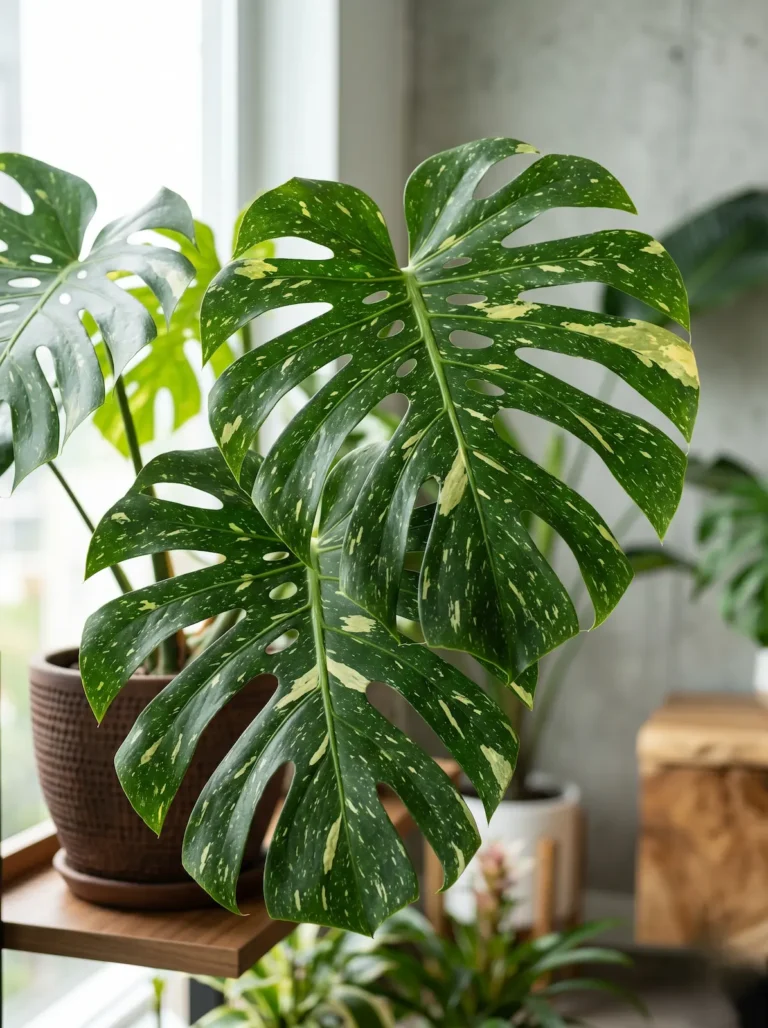 Monstera Thai Constellation Monstera thai Constellation monstera Deliciosa Excelencia Variegada En Interiores