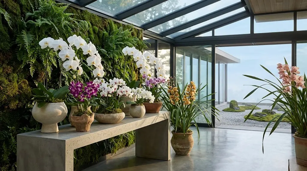 Orquideas Y Cimbidium En Macetas Y Cuencos Orquídeas El Lenguaje Secreto De La Elegancia Botánica