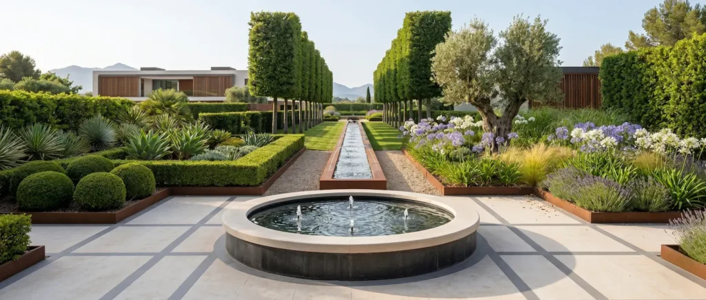 panorámica geometría | jardinesconestiloes Panorámica Geometría Geometría En La Arquitectura Del Paisaje Orden Sobre El Caos