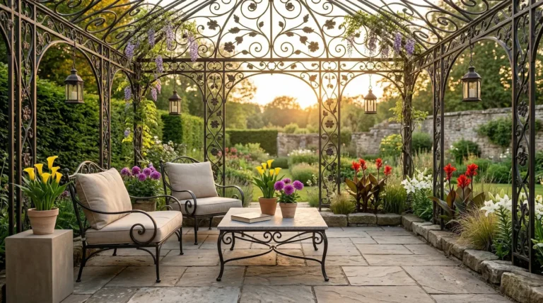 Pérgola Forja Con Bulbosas El Verano En Flor Cómo Llenar El Jardín De Color Y Estilo Con Bulbosas
