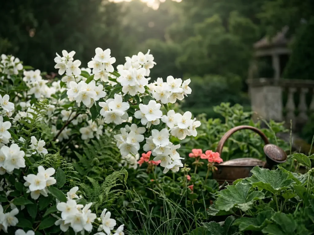 philadelphus en jardín | jardinesconestiloes Philadelphus En Jardín Philadelphus