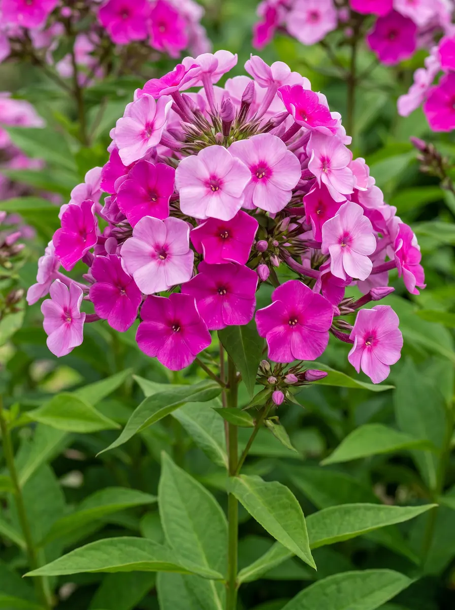 Phlox Paniculata El Volumen Cromático Phlox Paniculata