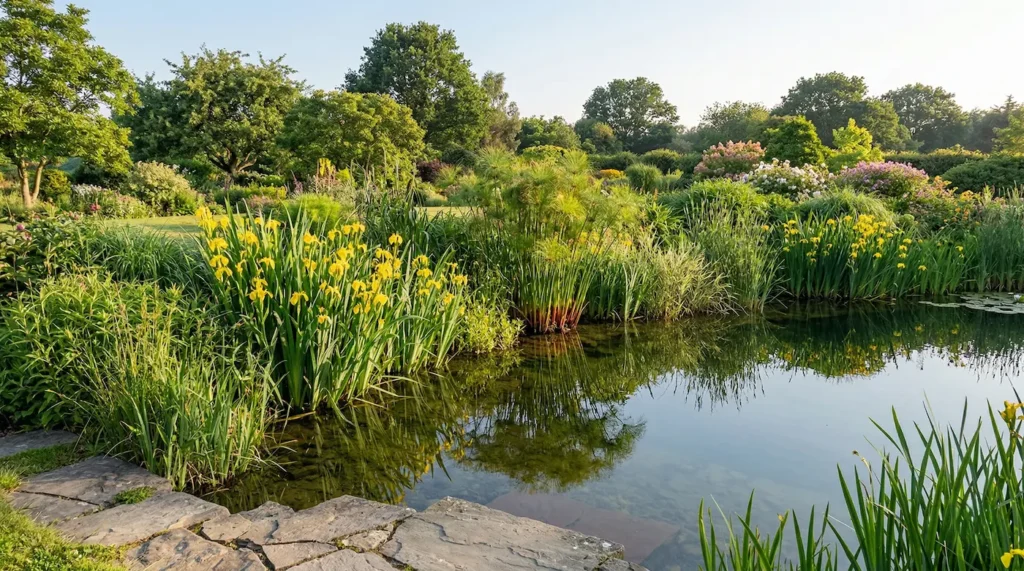 plantas de orilla y palustres en un estanque | jardinesconestiloes Plantas De Orilla Y Palustres En Un Estanque Plantas Palustres Un Elegante Abrazo En La Orilla