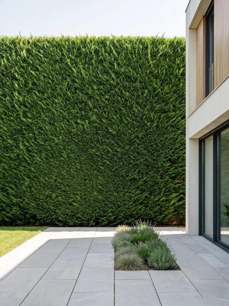 Seto Leylandi Recortado Perfecto Poda Estructural Del Ciprés De Leyland cupressus X Leylandii Guía Técnica