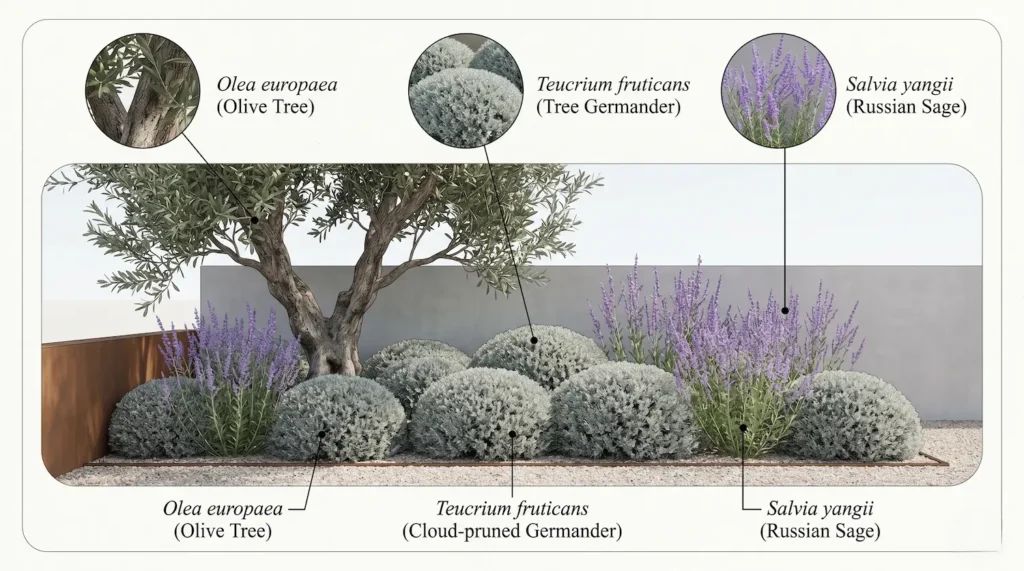 Teucrium Fructican Infografia Olivillo teucrium Fruticans Escultura Plateada Y Arquitectura Vegetal