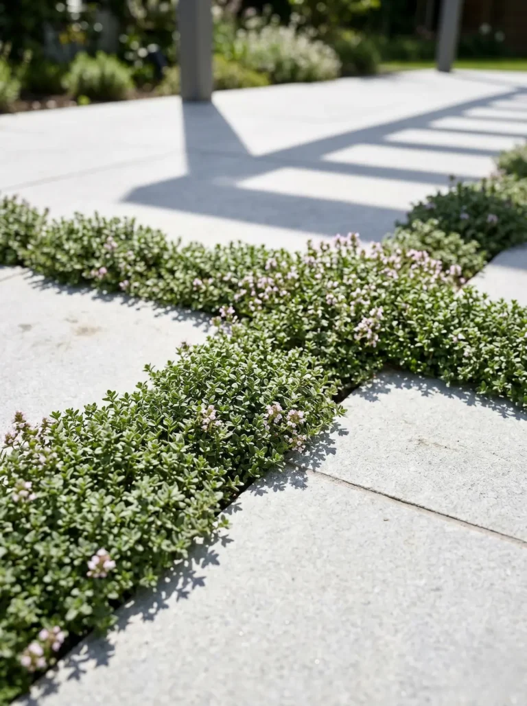 Tomillo (Thymus vulgaris): El Tapiz Sensorial en el Paisajismo de Autor